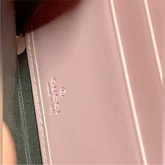 Gucci Guccissima zip-around Long wallet in pink leather - Picture 2 of 16